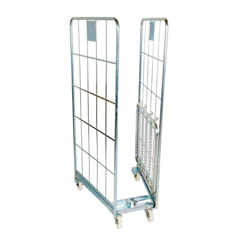 2 Sided H Frame Nestable & Foldable Roll Cage Trolley