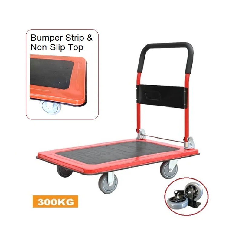 Folding Steel NON-SLIP Platform Trolley 300KG  Hand Trolley