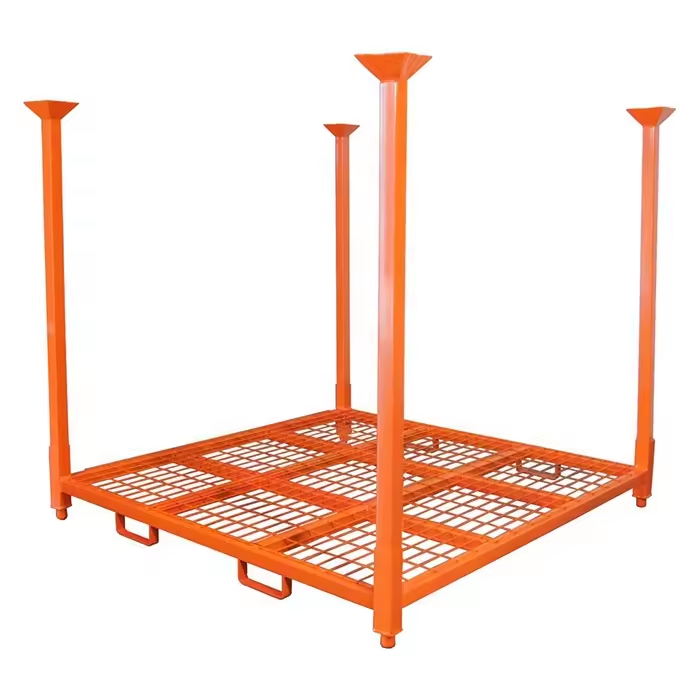 Detachable Tyre Stacking Rack Movable Post Pallet